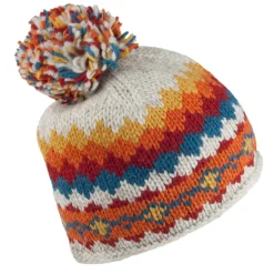 New Bonnet à Pompon Court multicolore Femme Chapeaux Hiver|Bonnets
