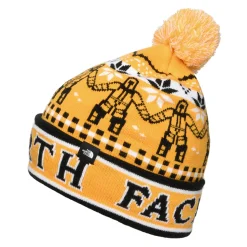 Cheap Bonnet à Pompon Enfant Ski Tuke jaune-noir Femme Bonnets À Pompon