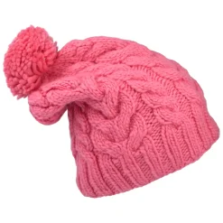 New Bonnet à Pompon Long rose bonbon Femme Bonnets À Pompon|Bonnets