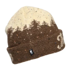 Best Bonnet à Revers Cabin Mountainscape marron-sable Femme Bonnets|Chapeaux Hiver