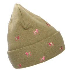 Flash Sale Bonnet à Revers Caniches Vinson sable Femme Bonnets|Chapeaux Hiver
