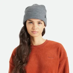Discount Bonnet à Revers Heist gris foncé Femme Bonnets|Chapeaux Hiver