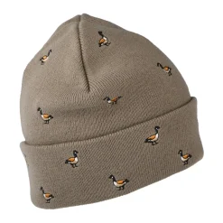 Outlet Bonnet à Revers Oies Vinson taupe Femme Bonnets|Chapeaux Hiver