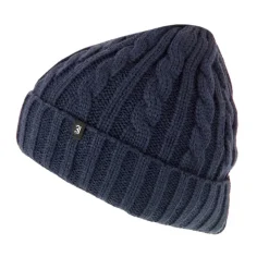 Shop Bonnet à Torsades bleu marine JAXON & JAMES Femme Bonnets|Chapeaux Hiver