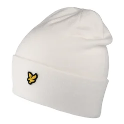 Online Bonnet Basic blanc hiver LYLE & SCOTT Femme Bonnets|Chapeaux Hiver