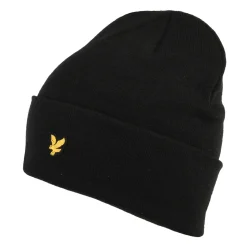 Shop Bonnet Basic noir LYLE & SCOTT Femme Bonnets|Chapeaux Hiver