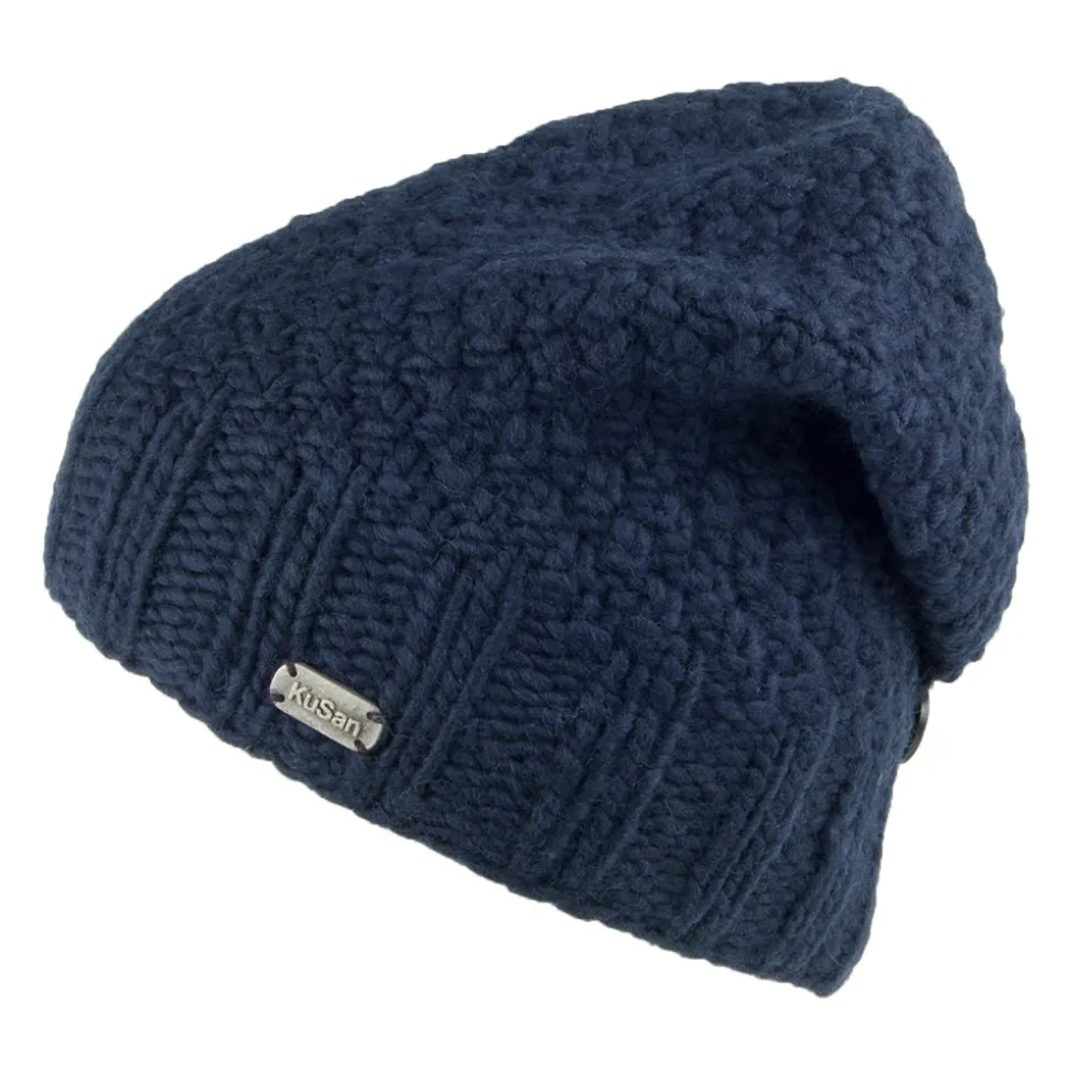 Cheap Bonnet Boutonné bleu marine Femme Chapeaux Hiver|Bonnets
