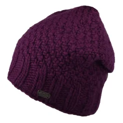 Best Bonnet Boutonné violet Femme Chapeaux Hiver|Bonnets
