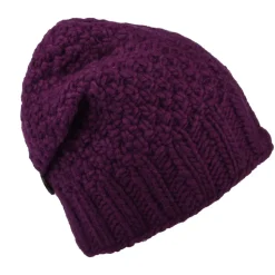 Best Bonnet Boutonné violet Femme Chapeaux Hiver|Bonnets