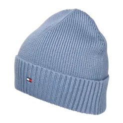 Cheap Bonnet en Cotton et Cachemire Pima Essential Flag bleu Femme Bonnets|Chapeaux Hiver