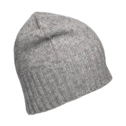 Fashion Bonnet en Laine et Cachemire gris Femme Bonnets|Chapeaux Hiver