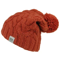 Discount Bonnet Long à Pompon ocre Femme Bonnets À Pompon|Bonnets