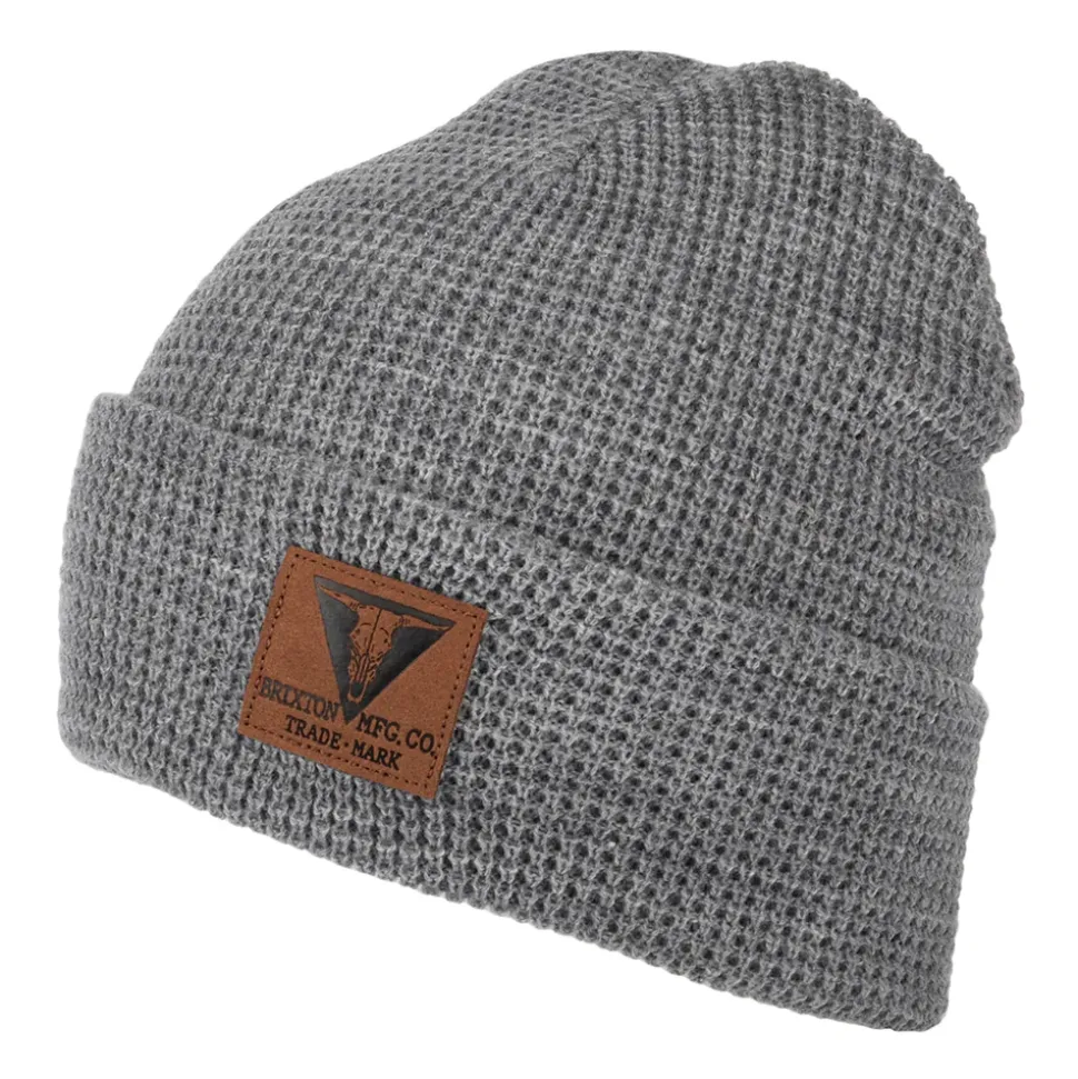 Sale Bonnet Maille Gaufrée Galveston gris clair chiné Femme Bonnets|Chapeaux Hiver