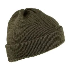 Cheap Bonnet Marin Court en Laine Anglaise olive Femme Bonnets|Chapeaux Hiver