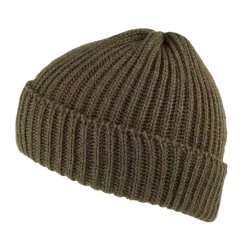 Best Bonnet Marin Court en Laine Mérinos olive Femme Bonnets|Chapeaux Hiver