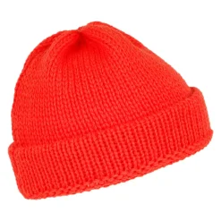 Clearance Bonnet Marin Court en Laine Anglaise orange Femme Bonnets|Chapeaux Hiver