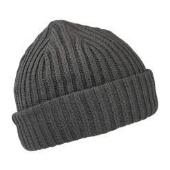 Cheap Bonnet Marin Côtelé gris foncé LEVI'S Femme Bonnets|Chapeaux Hiver