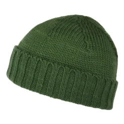 Cheap Bonnet Marin en Laine Mérinos vert Femme Bonnets|Chapeaux Hiver