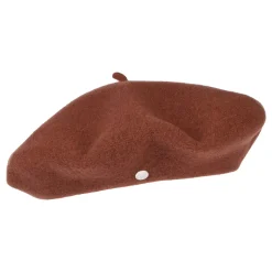 Shop Béret Authentique en Laine Mérinos rouille HÉRITAGE PAR LAULHÈRE Femme Chapeaux Hiver|Bérets