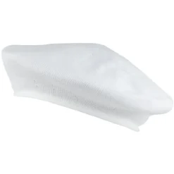 Best Sale Béret en Coton 26cm de Diamètre blanc Femme Bérets|Chapeaux Femme