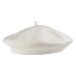 Best Sale Béret en Laine blanc cassé JAXON & JAMES Femme Bérets|Chapeaux Femme