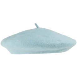 Best Sale Béret en Laine bleu clair JAXON & JAMES Femme Bérets|Chapeaux Femme