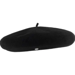 Sale Béret en Laine Mérinos Campan Luxury noir HÉRITAGE PAR LAULHÈRE Femme Chapeaux Hiver|Bérets