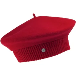 Online Béret en Laine Mérinos Parisienne rouge HÉRITAGE PAR LAULHÈRE Femme Chapeaux Hiver|Bérets
