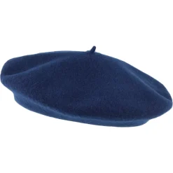 Outlet Béret Enfant Petit Basque en Laine Mérinos bleu marine HÉRITAGE PAR LAULHÈRE Enfant Filles