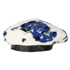 Hot Béret Laineux Floral crème Femme Chapeaux Hiver|Bérets
