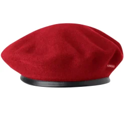 Hot Béret Militaire en Laine Monty rouge Femme Chapeaux Hiver|Bérets