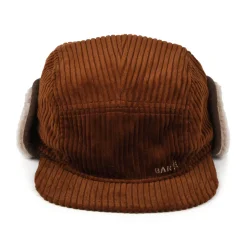 Fashion Casquette 5 Panel en Velours Côtelé Avec Protège-Oreilles Rayner rouille Homme Chapeaux Hiver|Casquettes De Baseball