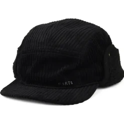 Outlet Casquette 5 Panel en Velours Côtelé Avec Protège-Oreilles Rayner noir Homme Chapeaux Hiver|Casquettes De Baseball