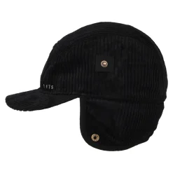 Outlet Casquette 5 Panel en Velours Côtelé Avec Protège-Oreilles Rayner noir Homme Chapeaux Hiver|Casquettes De Baseball
