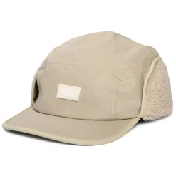 Best Sale Casquette 5 Panel Hydrofuge Avec Protège-Oreilles Hydero beige Homme Chapeaux Hiver|Casquettes De Baseball