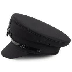 Cheap Casquette Chauffeurs noir Homme Casquettes Militaires|Casquettes Homme