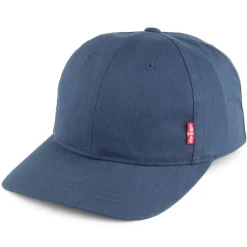 Cheap Casquette Classic Twill bleu avec Étiquette rouge LEVI'S Homme Casquettes De Baseball|Casquettes Homme
