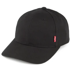Discount Casquette Classic Twill noir avec Étiquette rouge LEVI'S Homme Casquettes De Baseball|Casquettes Homme