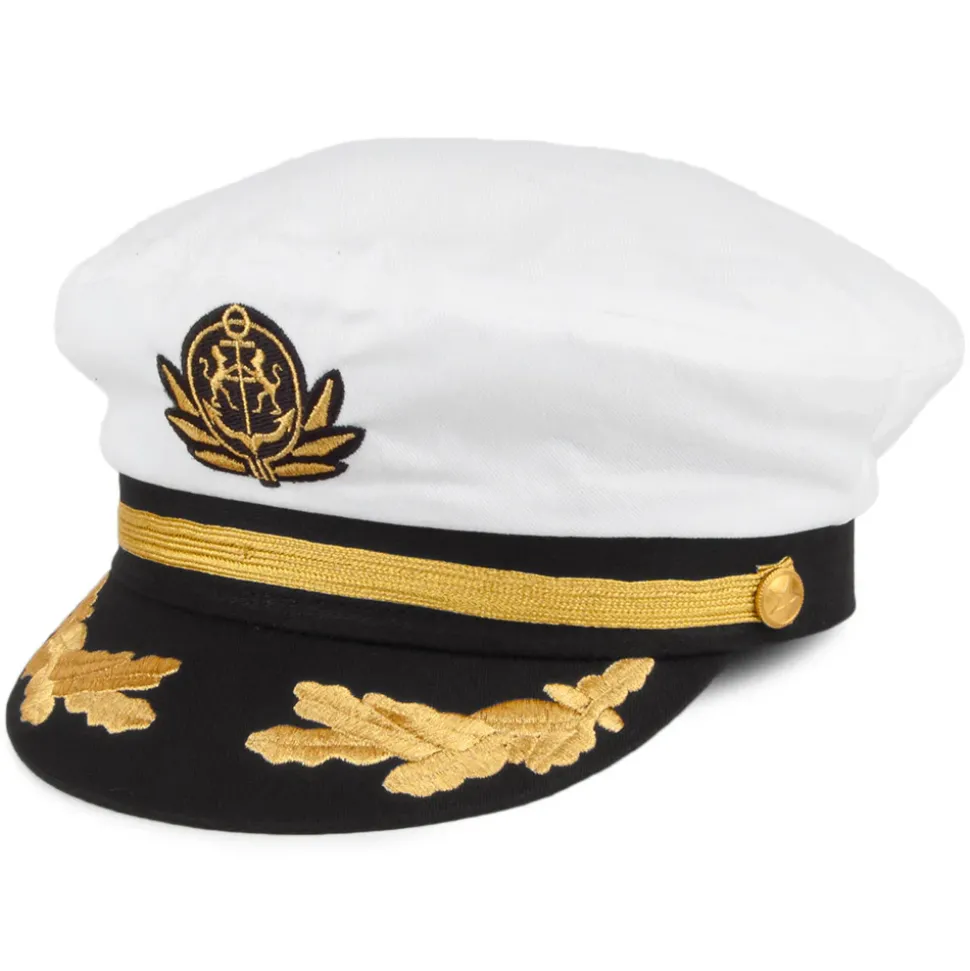 Fashion Casquette de Capitaine blanc Femme Casquettes Femme|Chapeaux Femme