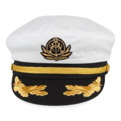 Fashion Casquette de Capitaine blanc Femme Casquettes Femme|Chapeaux Femme