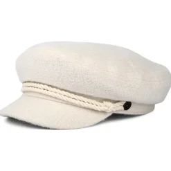 Outlet Casquette de Marin Bouclé blanc cassé Femme Casquettes Femme|Chapeaux Femme