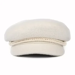 Outlet Casquette de Marin Bouclé blanc cassé Femme Casquettes Femme|Chapeaux Femme
