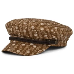 Discount Casquette de Marin en Coton Floral marron-blanc cassé Femme Casquettes Femme|Chapeaux Femme