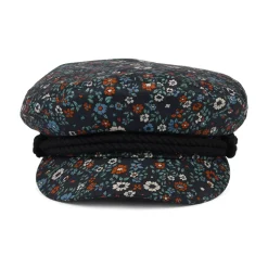 Flash Sale Casquette de Marin en Coton Floral bleu marine délavé Femme Casquettes Femme|Chapeaux Femme