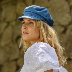 Sale Casquette de Marin en Coton denim JAXON & JAMES Femme/Homme Grandes Tailles|Casquettes De Marin