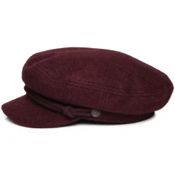 New Casquette de Marin en Laine Mélangée acajou Femme Casquettes Femme|Chapeaux Femme