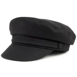 Hot Casquette de Marin en Laine Mélangée noir JAXON & JAMES Femme Casquettes Femme|Casquettes Homme