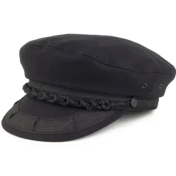 New Casquette de Marin en Laine Classic noir JAXON & JAMES Femme Casquettes Femme|Chapeaux Femme