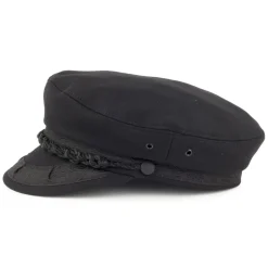 New Casquette de Marin en Laine Classic noir JAXON & JAMES Femme Casquettes Femme|Chapeaux Femme