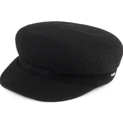 Fashion Casquette de Marin en Laine Enfield noir Femme Casquettes Femme|Chapeaux Femme